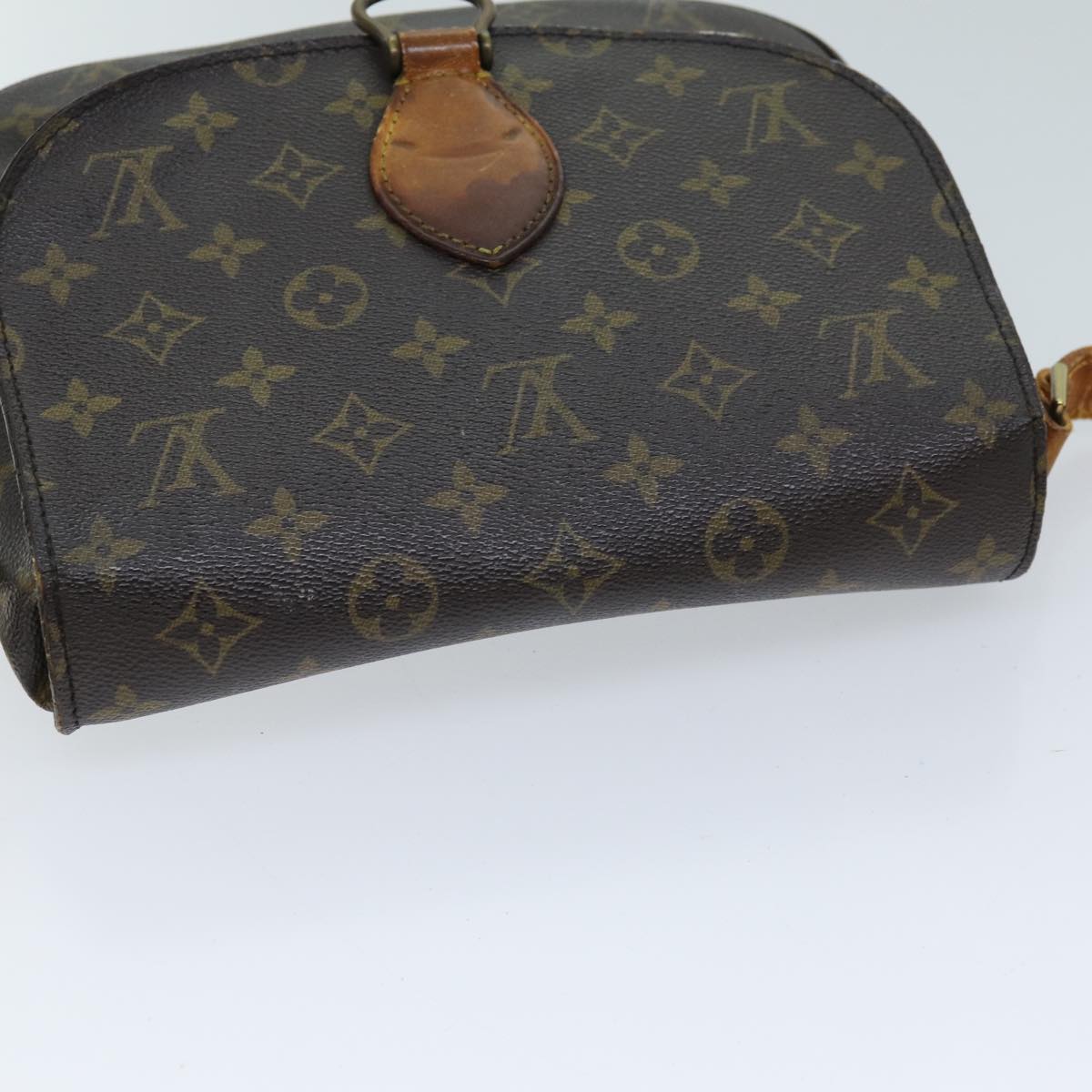 LOUIS VUITTON Monogram Saint Cloud GM Shoulder Bag M51242 LV Auth 72740