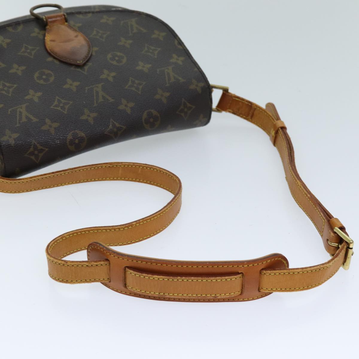 LOUIS VUITTON Monogram Saint Cloud GM Shoulder Bag M51242 LV Auth 72740