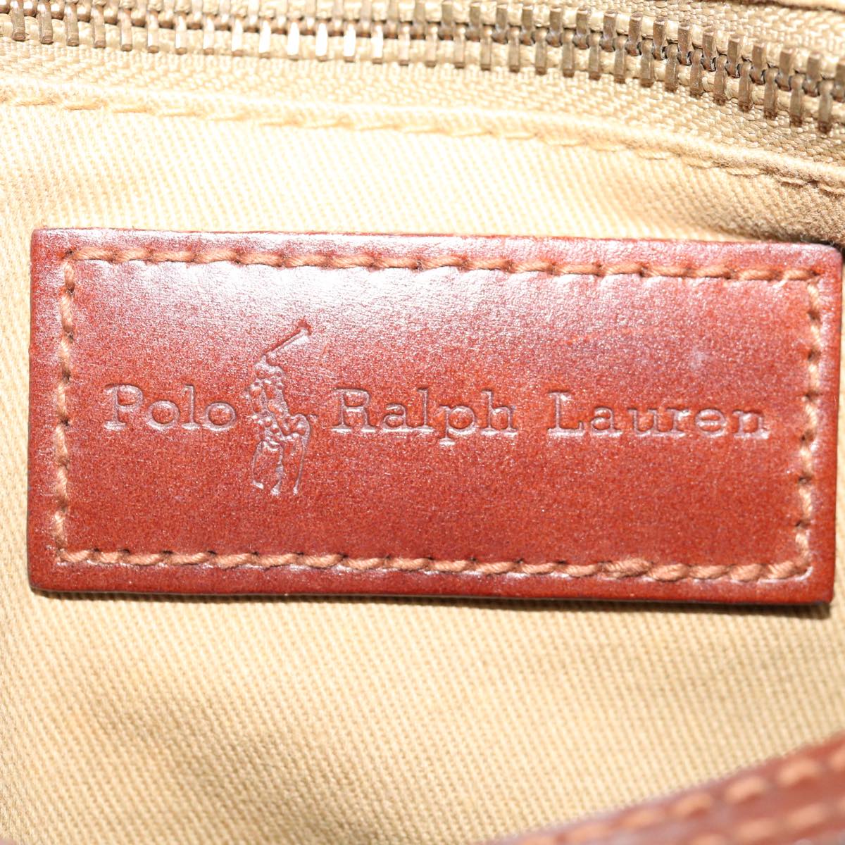 Poro Ralph Lauren Hand Bag PVC Navy Auth 72746