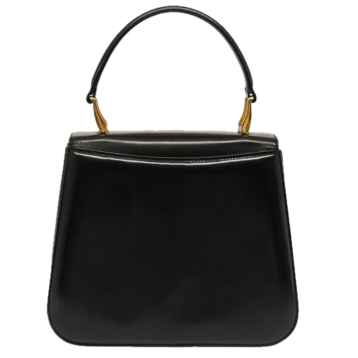 GIVENCHY Hand Bag Patent leather Black Auth 72756 - 0