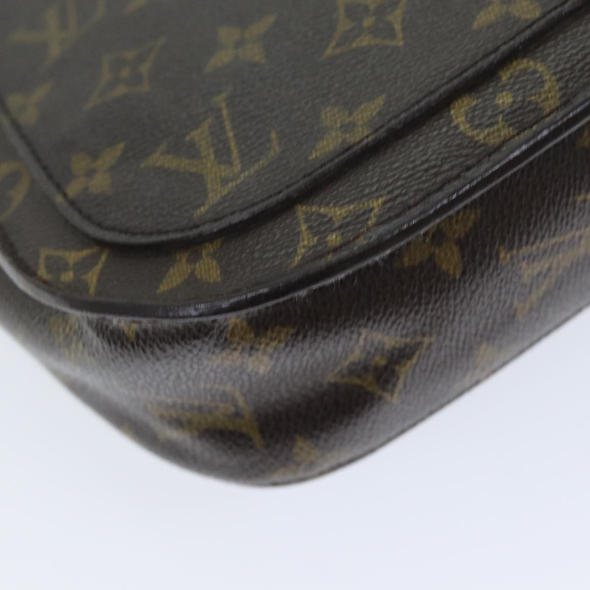 LOUIS VUITTON Monogram Saint Cloud GM Shoulder Bag M51242 LV Auth 72766