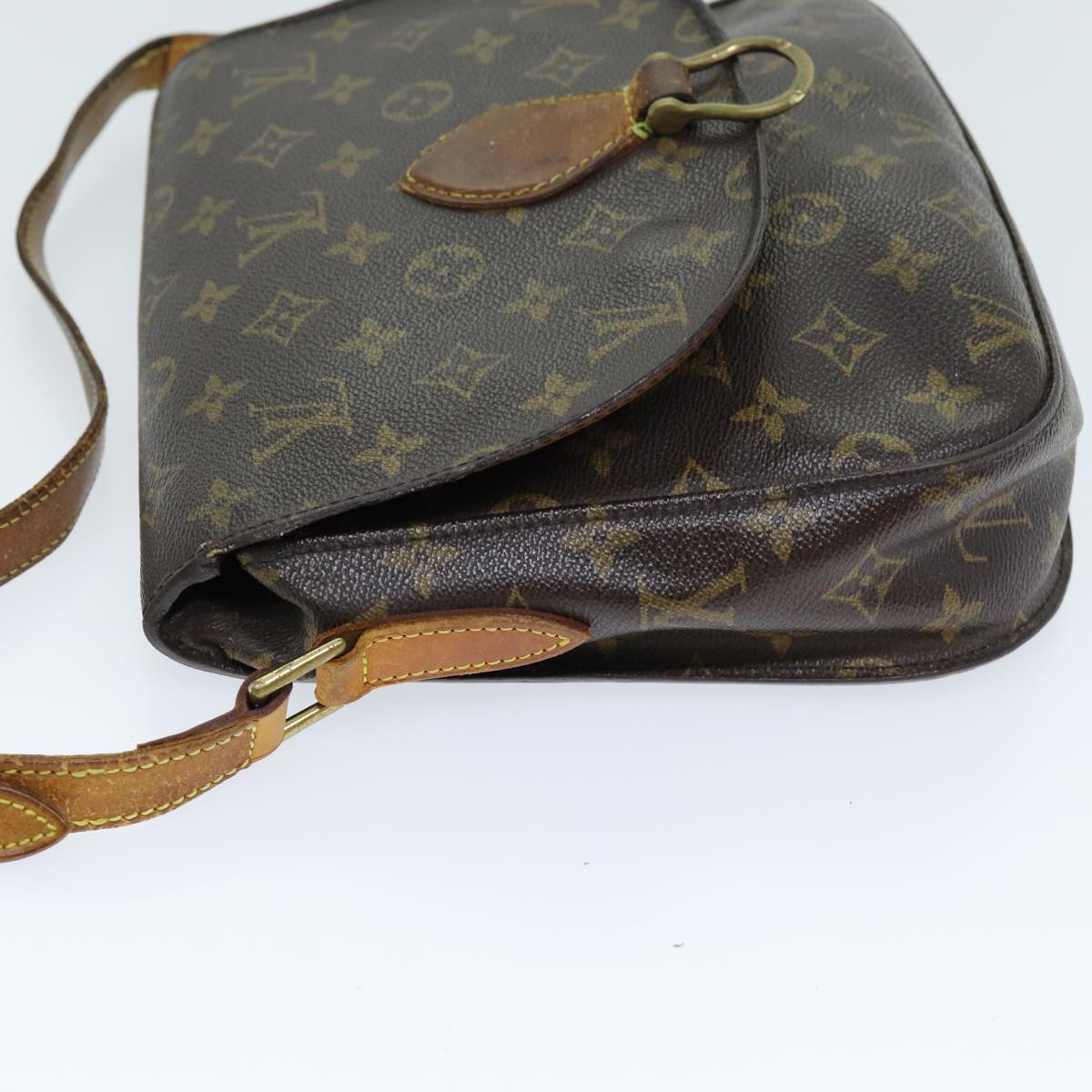 LOUIS VUITTON Monogram Saint Cloud GM Shoulder Bag M51242 LV Auth 72766