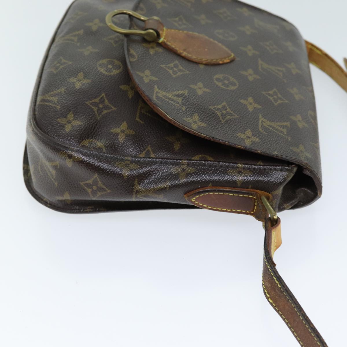 LOUIS VUITTON Monogram Saint Cloud GM Shoulder Bag M51242 LV Auth 72766