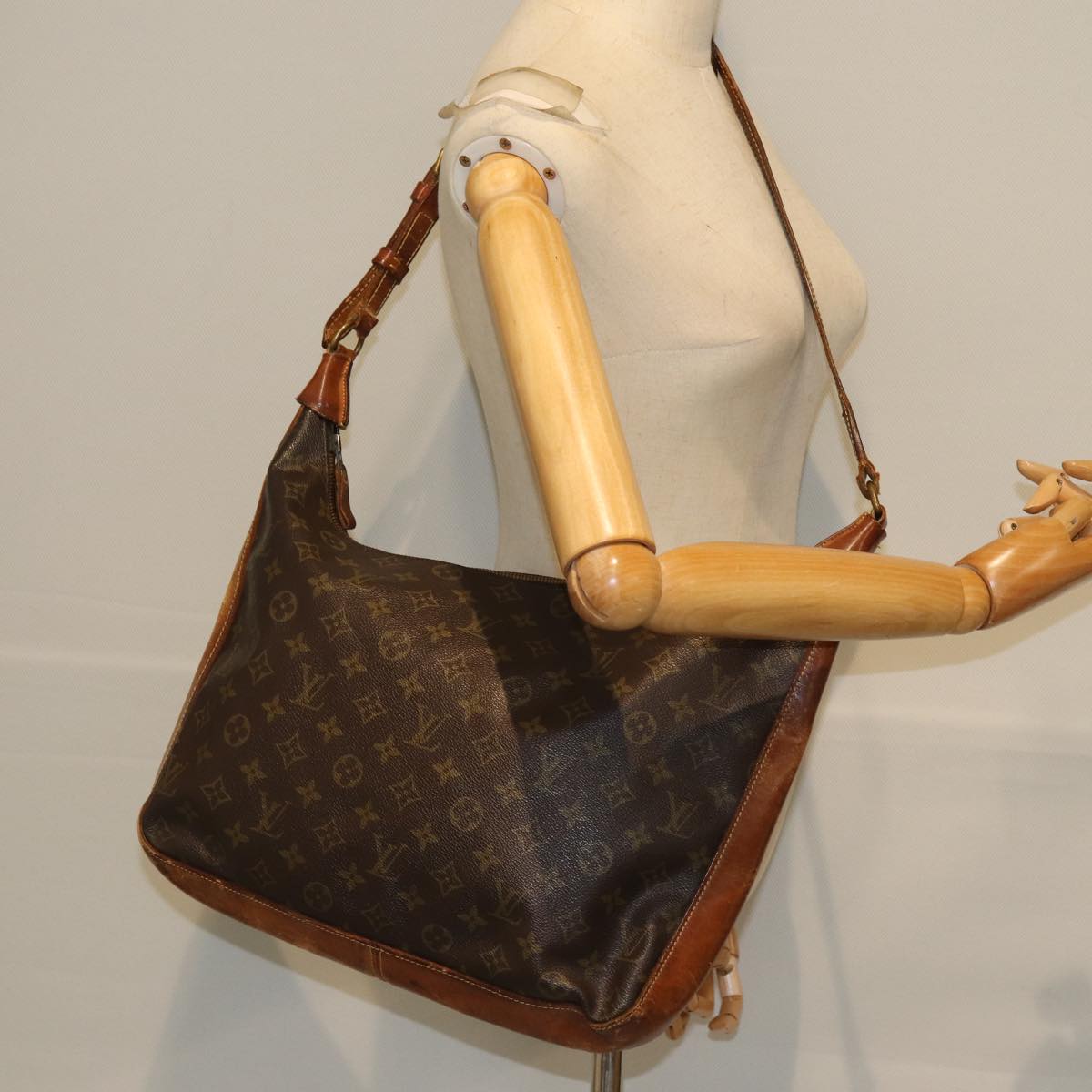 LOUIS VUITTON Monogram Bagatelle Shoulder Bag M51264 LV Auth 72773