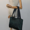 PRADA Tote Bag Nylon Green Auth 72777-23