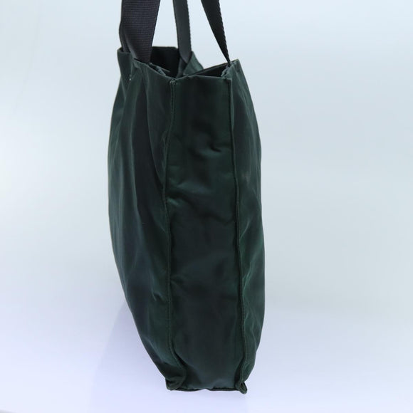 PRADA Tote Bag Nylon Green Auth 72777