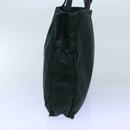 PRADA Tote Bag Nylon Green Auth 72777-5
