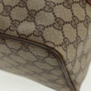 GUCCI GG Supreme Web Sherry Line Bag PVC Beige Green Red 58 02 007 Auth 72785-10