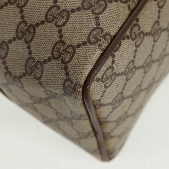 GUCCI GG Supreme Web Sherry Line Bag PVC Beige Green Red 58 02 007 Auth 72785
