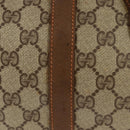 GUCCI GG Supreme Web Sherry Line Bag PVC Beige Green Red 58 02 007 Auth 72785-15