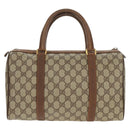 GUCCI GG Supreme Web Sherry Line Bag PVC Beige Green Red 58 02 007 Auth 72785-3