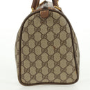 GUCCI GG Supreme Web Sherry Line Bag PVC Beige Green Red 58 02 007 Auth 72785-4