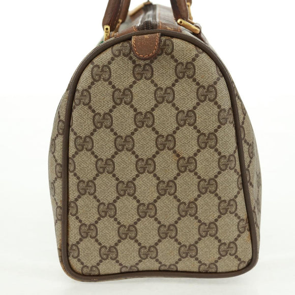 GUCCI GG Supreme Web Sherry Line Bag PVC Beige Green Red 58 02 007 Auth 72785