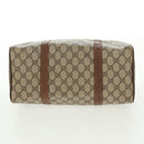 GUCCI GG Supreme Web Sherry Line Bag PVC Beige Green Red 58 02 007 Auth 72785-9