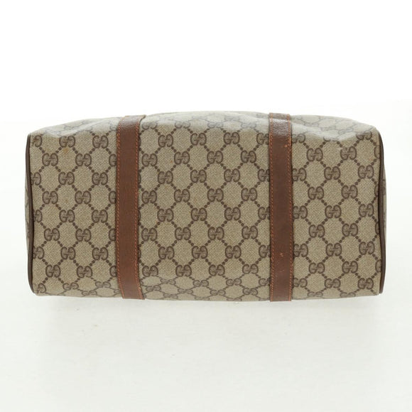 GUCCI GG Supreme Web Sherry Line Bag PVC Beige Green Red 58 02 007 Auth 72785
