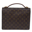 LOUIS VUITTON Monogram Monceau 28 Hand Bag 2way M51185 LV Auth 72798-2