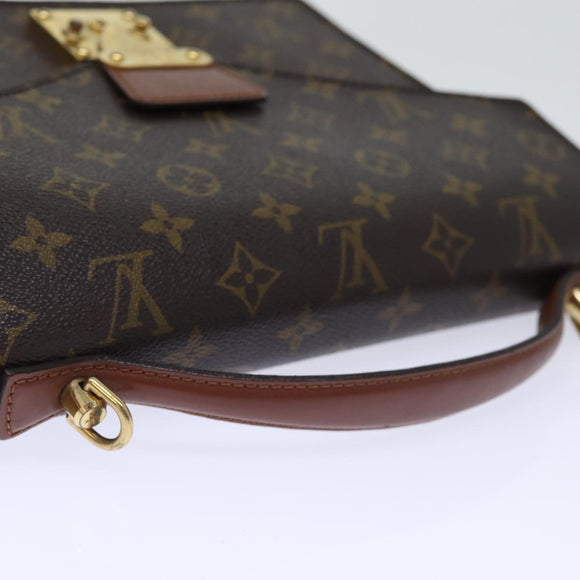 LOUIS VUITTON Monogram Monceau 28 Hand Bag 2way M51185 LV Auth 72798