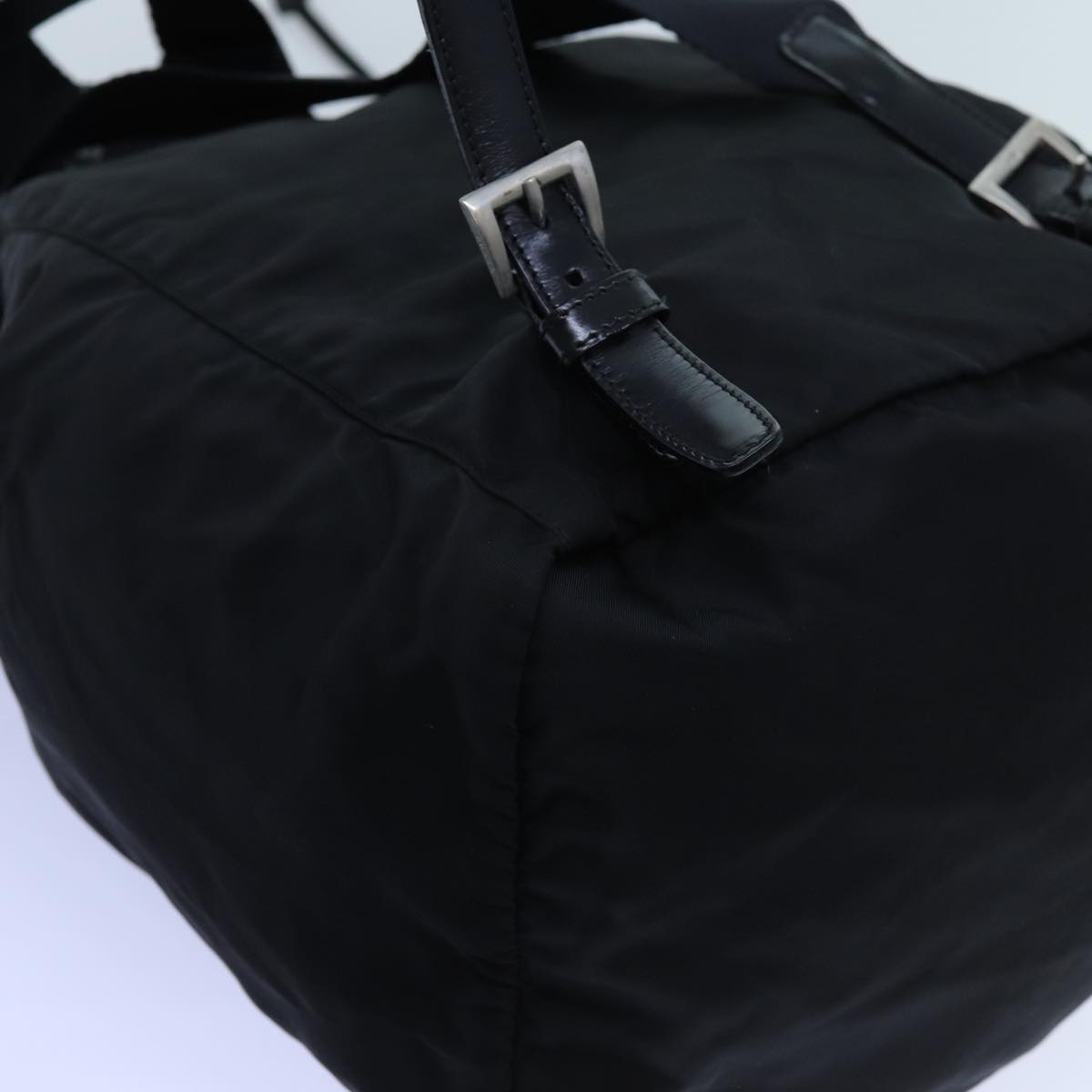 PRADA Backpack Nylon Black Auth 72810