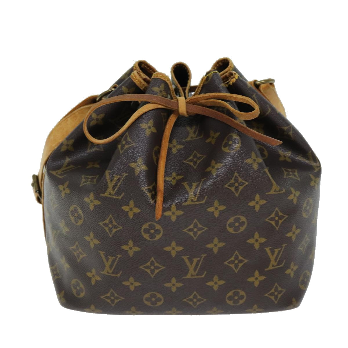 LOUIS VUITTON Monogram Petit Noe Shoulder Bag M42226 LV Auth 72816