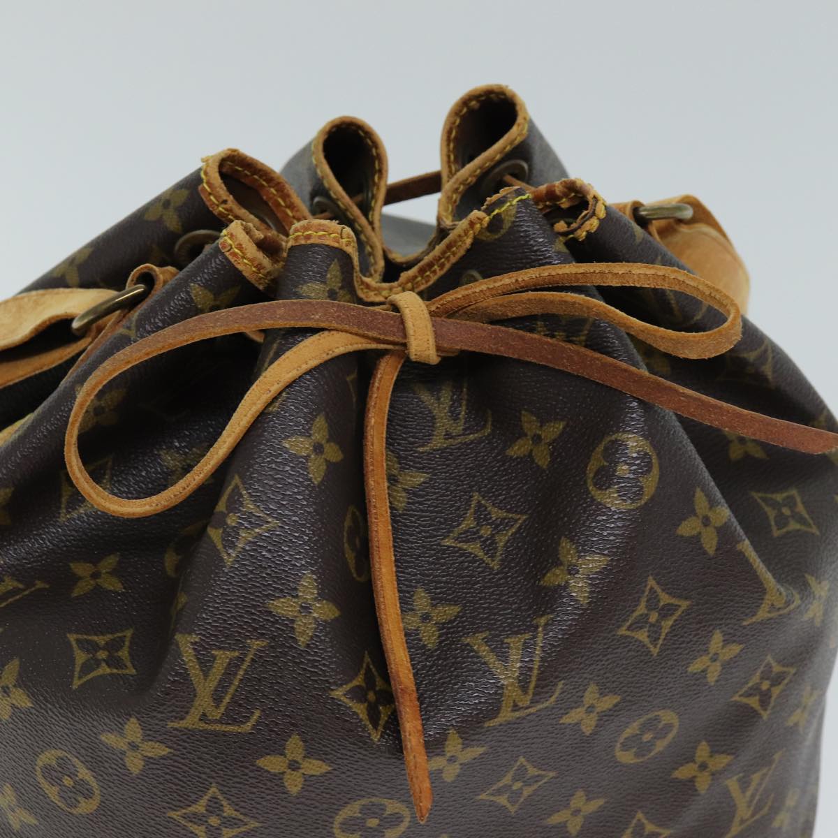 LOUIS VUITTON Monogram Petit Noe Shoulder Bag M42226 LV Auth 72816