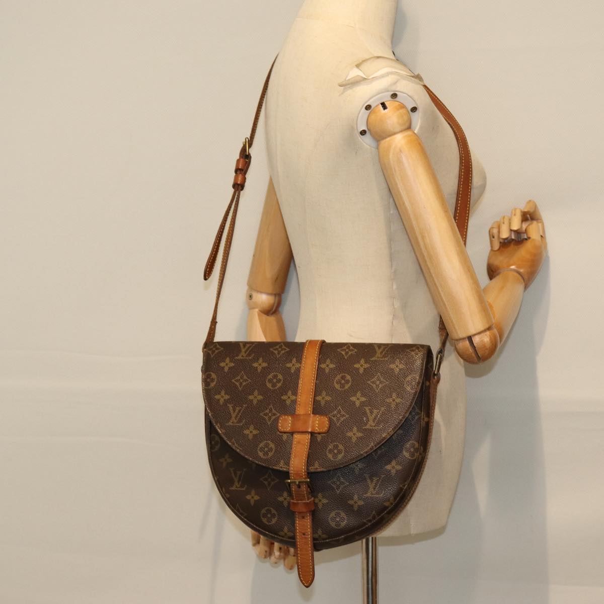 LOUIS VUITTON Monogram Chantilly GM Shoulder Bag M51232 LV Auth 72819