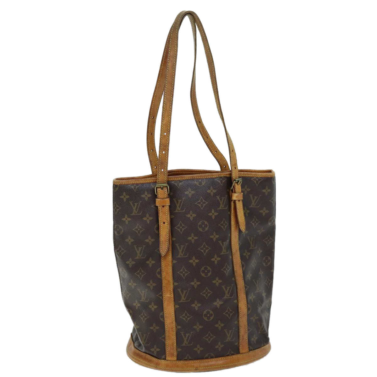 LOUIS VUITTON Monogram Bucket GM Shoulder Bag Vintage M42236 LV Auth 72835