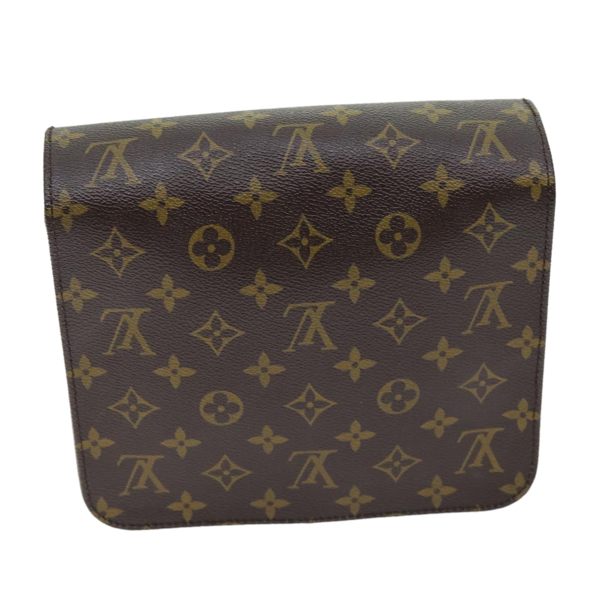 LOUIS VUITTON Monogram Cartouchiere MM Shoulder Bag M51253 LV Auth 72836