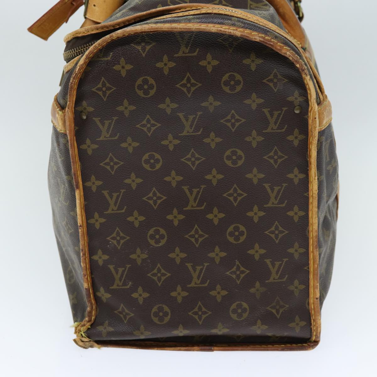 LOUIS VUITTON Monogram Sac Shan 50 Pet Carry M42021 LV Auth 72841