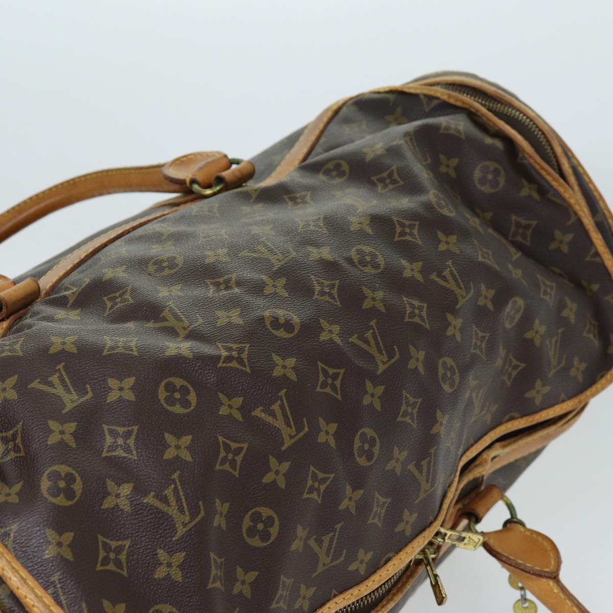 LOUIS VUITTON Monogram Sac Shan 50 Pet Carry M42021 LV Auth 72841