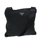 PRADA Shoulder Bag Nylon Black Auth 72842-1