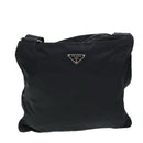 PRADA Shoulder Bag Nylon Black Auth 72842-13