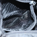 PRADA Shoulder Bag Nylon Black Auth 72842-21