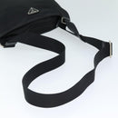 PRADA Umhängetasche Nylon Schwarz Auth 72842-7