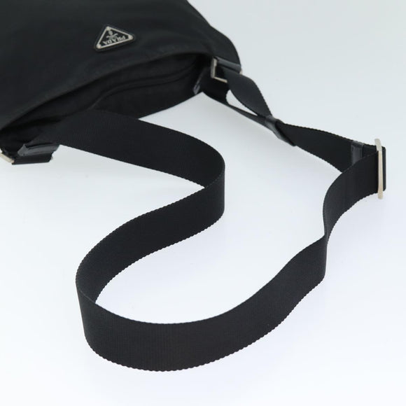 PRADA Umhängetasche Nylon Schwarz Auth 72842