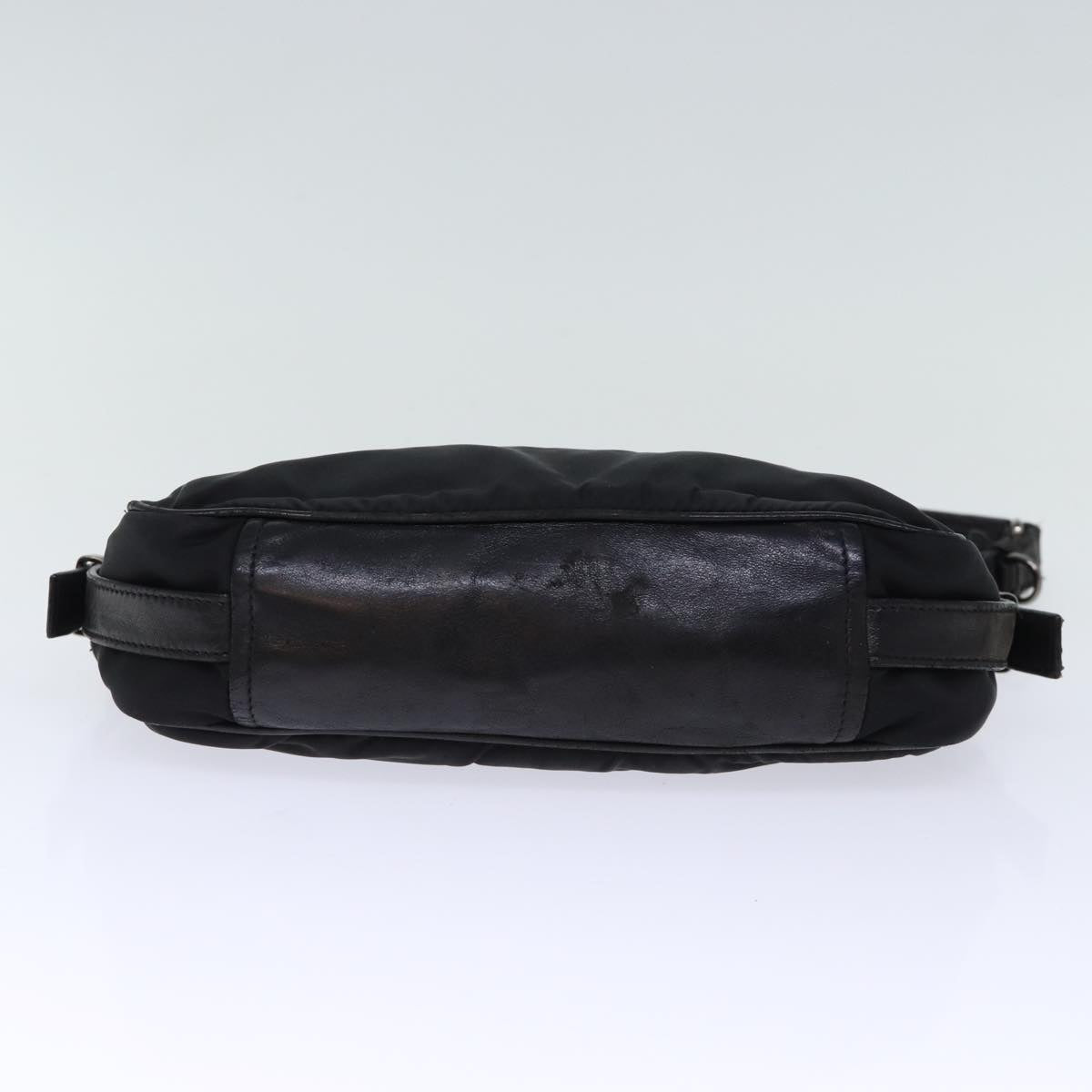 PRADA Shoulder Bag Nylon Black Auth 72853