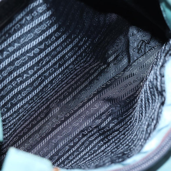 PRADA Hand Bag Nylon Blue Auth 72857