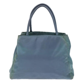 PRADA Hand Bag Nylon Blue Auth 72857 - 0
