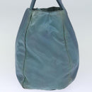 PRADA Hand Bag Nylon Blue Auth 72857-3