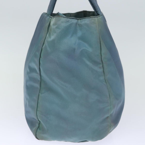 PRADA Hand Bag Nylon Blue Auth 72857
