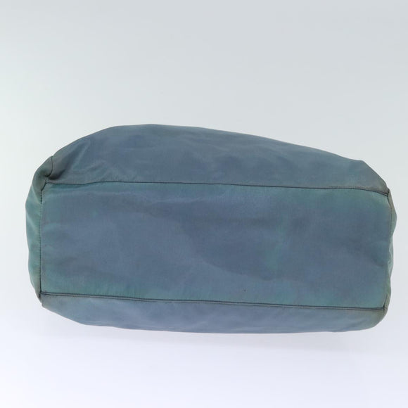 PRADA Hand Bag Nylon Blue Auth 72857