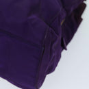PRADA Chain Shoulder Bag Nylon Purple Auth 72859-9
