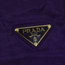 PRADA Chain Shoulder Bag Nylon Purple Auth 72859-17