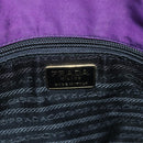 PRADA Chain Shoulder Bag Nylon Purple Auth 72859-18