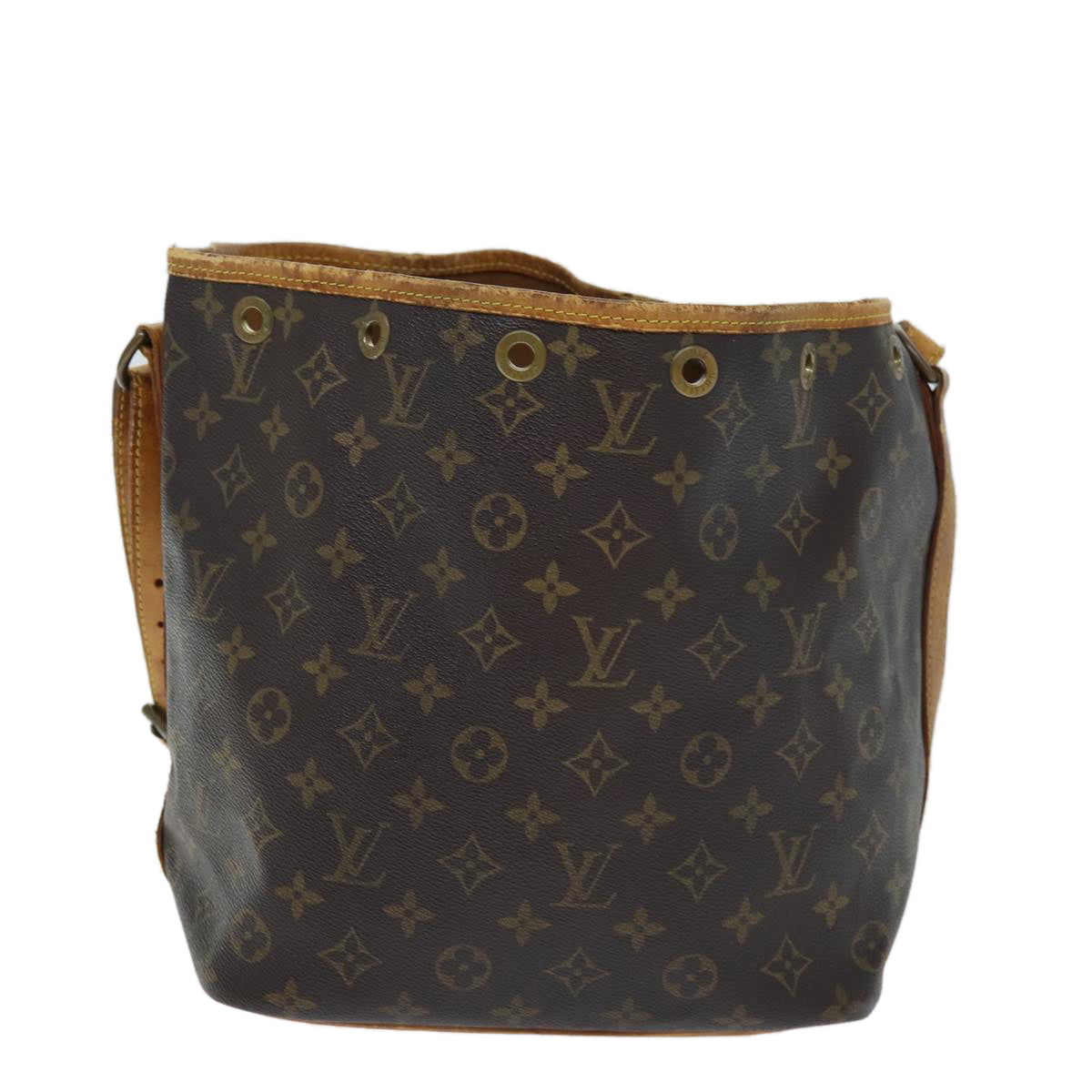 LOUIS VUITTON Monogram Petit Noe Shoulder Bag M42226 LV Auth 72863