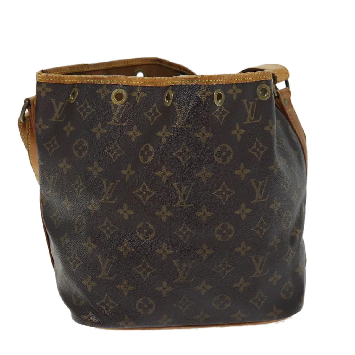 LOUIS VUITTON Monogram Petit Noe Shoulder Bag M42226 LV Auth 72863