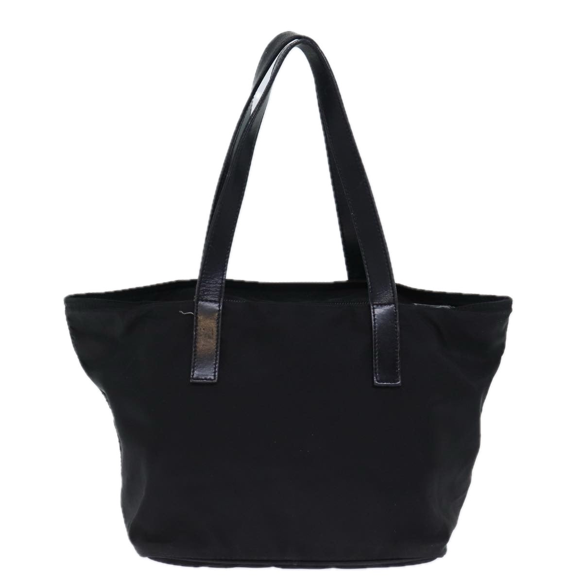 PRADA Hand Bag Nylon Black Auth 72864