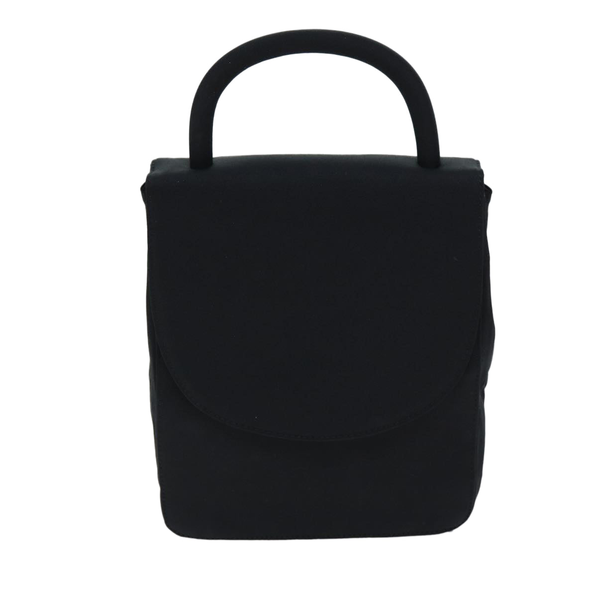 PRADA Hand Bag Nylon Black Auth 72886