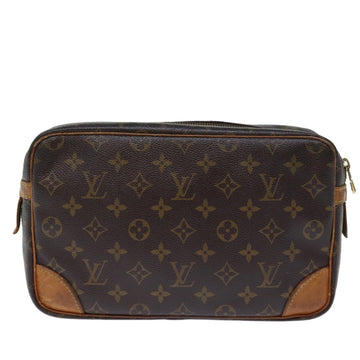 LOUIS VUITTON Monogram Compiegne 28 Clutch Bag M51845 LV Auth 72900 - 0