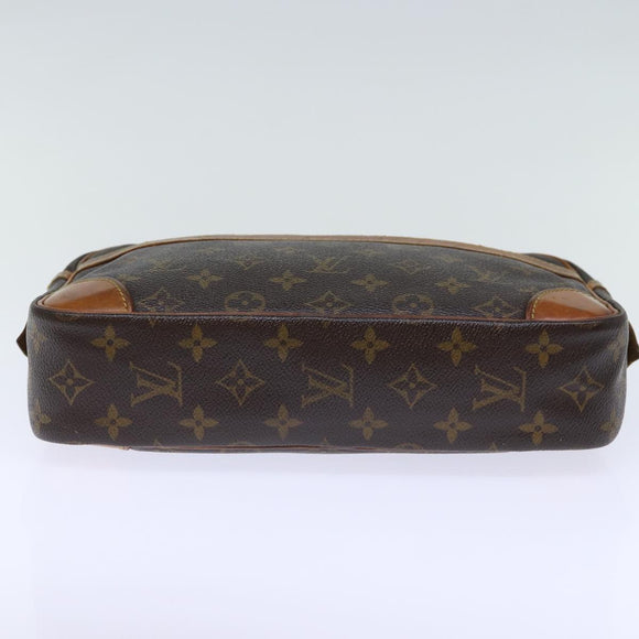 LOUIS VUITTON Monogram Compiegne 28 Clutch Bag M51845 LV Auth 72900