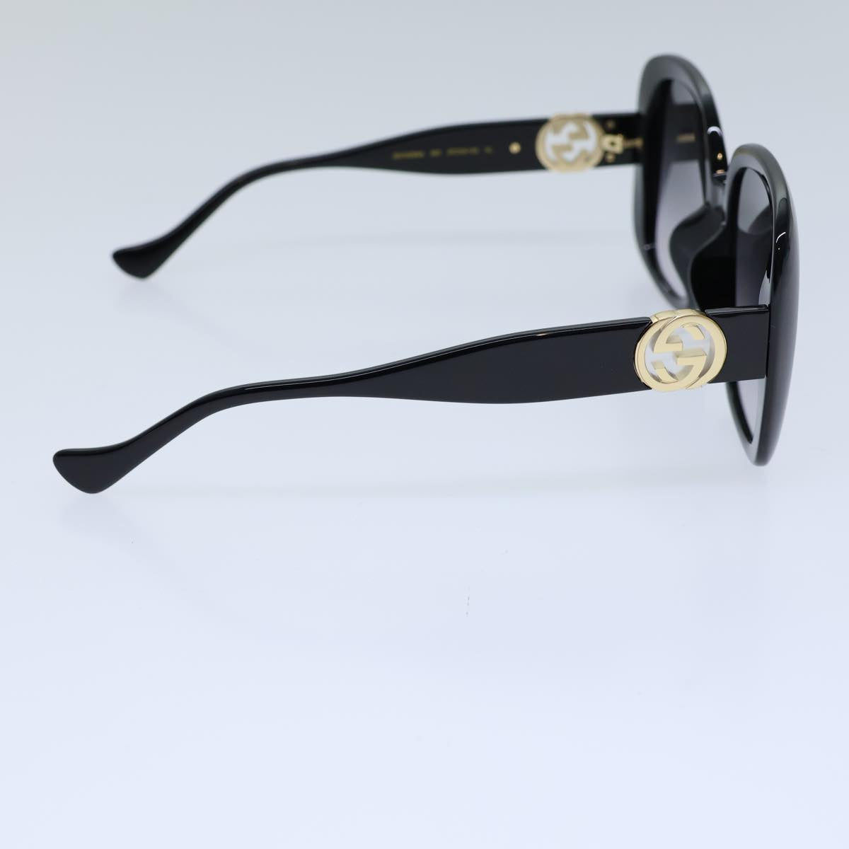 GUCCI Sunglasses plastic Black Auth 72911